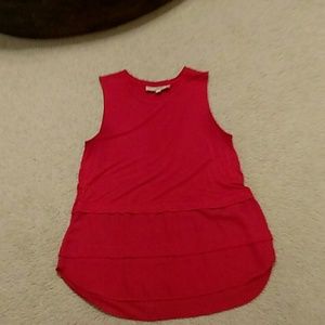 Ann Taylor Loft Sleeveless Tiered Tank